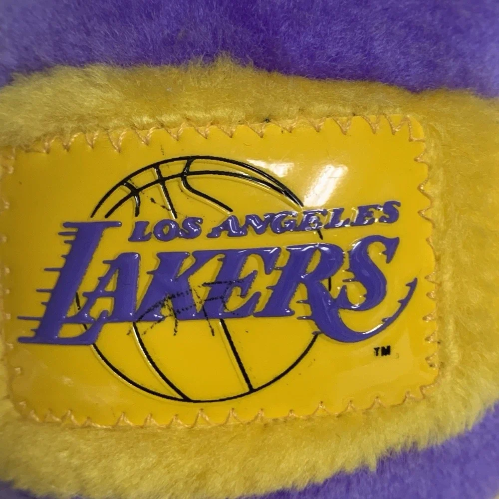 Vintage Los Angeles Lakers Plush Basketball Sports Pillow 4